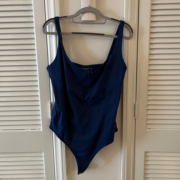 Abercrombie & Fitch Tops Royal Blue Abercrombie Bodysuit Xl Poshmark